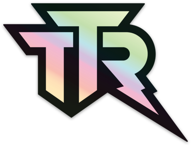 HOLOGRAPHIC TTR Bolt Logo Sticker