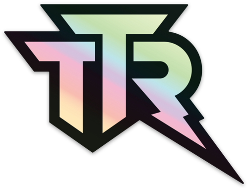 HOLOGRAPHIC TTR Bolt Logo Sticker