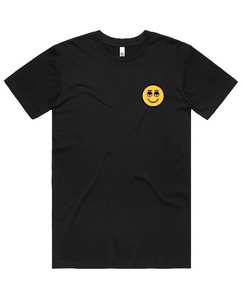 "No Friends" Unisex Stoned Smiley Tee